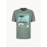 Discovery Expedition D6SM-TST3780 Yeşil Bisiklet Yaka Relaxed Baskılı Erkek T-Shirt