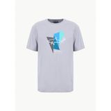 Discovery Expedition D6SM-TST3781 Gri Bisiklet Yaka Relaxed Baskılı Erkek T-Shirt