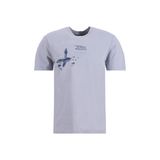 Discovery Expedition D6SM-TST3782 Gri Bisiklet Yaka Relaxed Baskılı Erkek T-Shirt