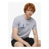 Discovery Expedition D6SM-TST3782 Gri Bisiklet Yaka Relaxed Fit Erkek T-Shirt