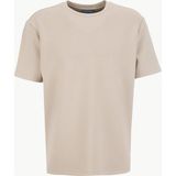 Discovery Expedition D6SM-TST3804 Bej Bisiklet Yaka Rahat Düz Erkek T-Shirt