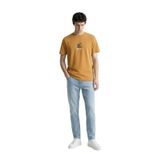Discovery Expedition D6Sm-Tst3888 Bisiklet Yaka Relaxed Düz T-Shirt, XL, 5003329637, Turuncu, Erkek
