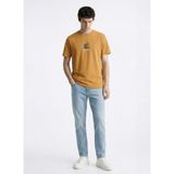 Discovery Expedition D6SM-TST3888 Turuncu Bisiklet Yaka Relaxed Düz Erkek T-Shirt - XL