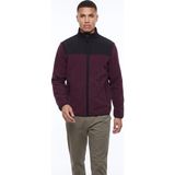 Discovery Expedition D6WM-SWT3746 Mor Dik Yaka Jakarlı Erkek Polar Sweatshırt - 2XL - Mürdüm