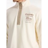 Discovery Expedition Dik Yaka Relaxed Baskılı Sweatshirt, 2XL, 5003276332, Krem, erkek