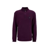 Discovery Expedition Dik Yaka Relaxed Düz Sweatshirt, 3XL, 5003264310, Mürdüm, erkek