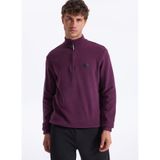 Discovery Expedition Dik Yaka Relaxed Düz Sweatshirt, XL, 5003264310, Mürdüm, erkek