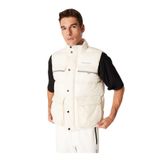 Discovery Expedition Dik Yaka Relaxed Puffer Yelek, L, 5003165104, Krem, Erkek
