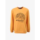 Discovery Expedition DS4M-SWT3237 Turuncu Bisiklet Yaka Relaxed Fit Erkek Sweatshirt