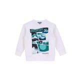 DISCOVERY Expedition Erkek Çocuk Baskılı Sweatshirt, 9-10 Yıl, D5WB-SWT3018, Kırık Beyaz, erkek-çocuk