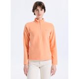 Discovery Expedition Fermuarlı Polar Sweatshirt, L, 5003264383, Somon, Kadın