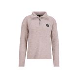 Discovery Expedition Fermuarlı Yaka Basic Melanj Kazak, XS, 5003162404, Bej, Kadın