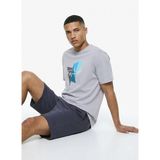Discovery Expedition Gri Erkek %100 Pamuk T-Shirt D6SM-TST3781