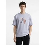 Discovery Expedition Gri Erkek %100 Pamuk T-Shirt D6SM-TST3788