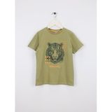 Discovery Expedition Haki Erkek Çocuk Baskılı T-Shirt D6Sb-Tst3004, 7-8 Yaş, 5003326930, Açık Haki, Erkek Çocuk