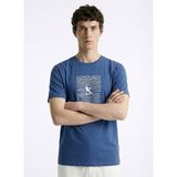 Discovery Expedition İndigo Erkek %100 Pamuk T-Shirt D6SM-TST3785