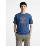 Discovery Expedition İndigo Erkek %100 Pamuk T-Shirt D6SM-TST3788