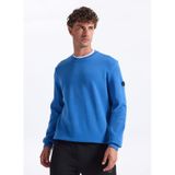 Discovery Expedition İndigo Melanj Bisiklet Yaka Relaxed Düz Sweatshirt, XL, 5003264300, İndigo Melanj, erkek