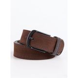 Discovery Expedition Kahverengi Erkek Kemer Dis-Yarma Kahve 4 cm