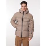 Discovery Expedition Kapüşon Yaka Basic Kapitone Mont, XL, 5003039981, Bej, Erkek