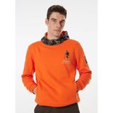 Discovery Expedition Kapüşon Yaka Relaxed Fit Sweatshirt, L, 5003162351, Turuncu, erkek