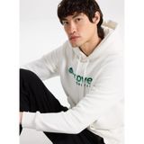 Discovery Expedition Kapüşonlu Baskılı Sweatshirt, S, 5003277554, Beyaz, erkek