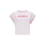 Discovery Expedition Kırık Beyaz Bisiklet Yaka Relaxed Baskılı T-Shirt, M, 5003227090, Kırık Beyaz, Kadın