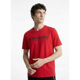 Discovery Expedition Kırmızı Erkek %100 Pamuk T-Shirt D4SM-TST3290