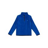 Discovery Expedition Mavi Erkek Çocuk Fermuarlı Yaka Basic Fit Polar Sweatshirt, 9-10 Yaş