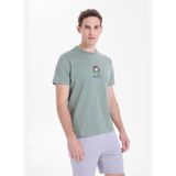 Discovery Expedition Nil Yeşili Bisiklet Relaxed Düz T-Shirt, 2XL, 5003332456, Nil Yeşili, Erkek