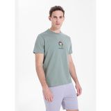 Discovery Expedition Nil Yeşili Erkek %100 Pamuk T-Shirt D6SM-TST3686