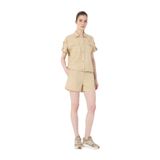 Discovery Expedition Normal Bel Relaxed Düz Şort, XS, 5003228500, Bej, Kadın
