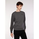 Discovery Expedition OLIV Bisiklet Yaka Antrasit Erkek Sweatshirt