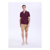 Discovery Expedition Polo Yaka T-Shirt, 2XL, 5003329618, Bordo, Erkek