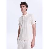 Discovery Expedition Polo Yaka T-Shirt, M, 5003328923, Krem, Erkek