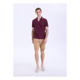 Discovery Expedition Polo Yaka T-Shirt, XL, 5003329618, Bordo, Erkek