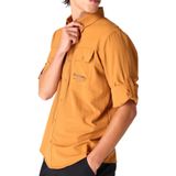 Discovery Expedition Relaxed Fit Baskılı Gömlek, L, 5003160739, Hardal, Erkek