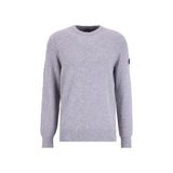Discovery Expedition Relaxed Örgü Desenli Kazak, XL, 5003276299, Gri Melanj, Erkek