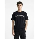 Discovery Expedition Siyah Erkek %100 Pamuk T-Shirt D4SM-TST3290