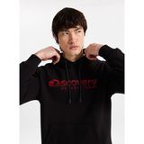 Discovery Expedition Siyah Erkek Kapüşon Relaxed Baskılı Sweatshirt D5WM-SWT3854