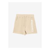 Discovery Expedition Standart Fit Baskılı Sweat Şort, M, 5003099070, Bej, Kadın