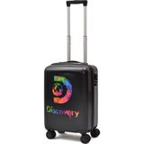 Discovery Kabin Boy Valiz – Uçak Kabin Uyumlu, Polikarbon Kırılmaz, Hafif, 360° Sessiz Teker - Siyah