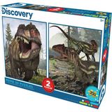 Discovery T-Rex ve Allosaurus 2'li 200 Parça 3D Puzzle - Standart