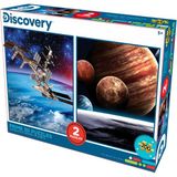 Discovery Uydular ve Gezegenler 200 Parça 2'li 3D Puzzle - Standart