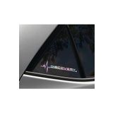 Discovery Yan Cam Sticker Oto Kapı 20 Cm X 7 Cm Hologram c29