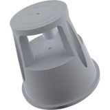 Diseno Açık Gri Basamaklı Kaymaz Tabure Modern Tasarım ve Plastik Malzeme ile Ergonomik Kullanım