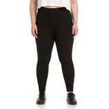 Disentis Modest Büyük Beden Fitilli Beli Lastikli Bilek Hizasında Bebe Mavi Tayt, 46