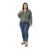 DISENTIS MODEST Gabardin Ceket, 52, 86969140006, Haki, Kadın