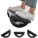 DISFAT Ergonomik Ayak Dayanağı, Çalışma Masasının Altında Sallanır, Ayak Masajı Ayak Ayaklı Ayaklık, Bacak Dolaşımını Destekler, Ofis ve Ev için Masaj Ayakları Standı (Siyah)