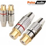 Dişi Rca Tos Fiş Metal Gold 2 Adet Poke Pk-6781